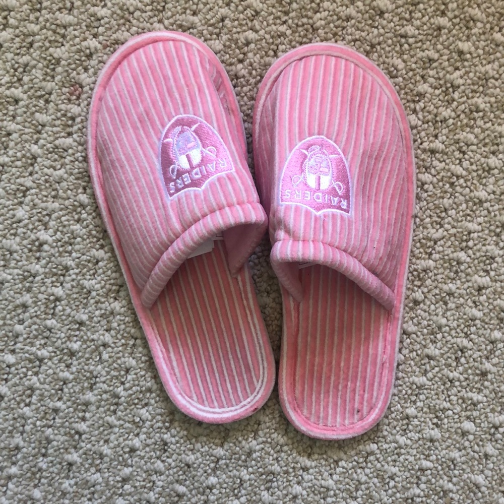 Pink Raiders Slippers